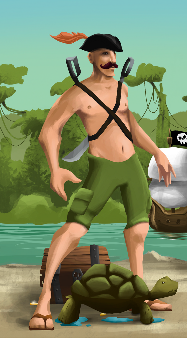 AlgoSeas Pirate #26217 NFT on Algorand