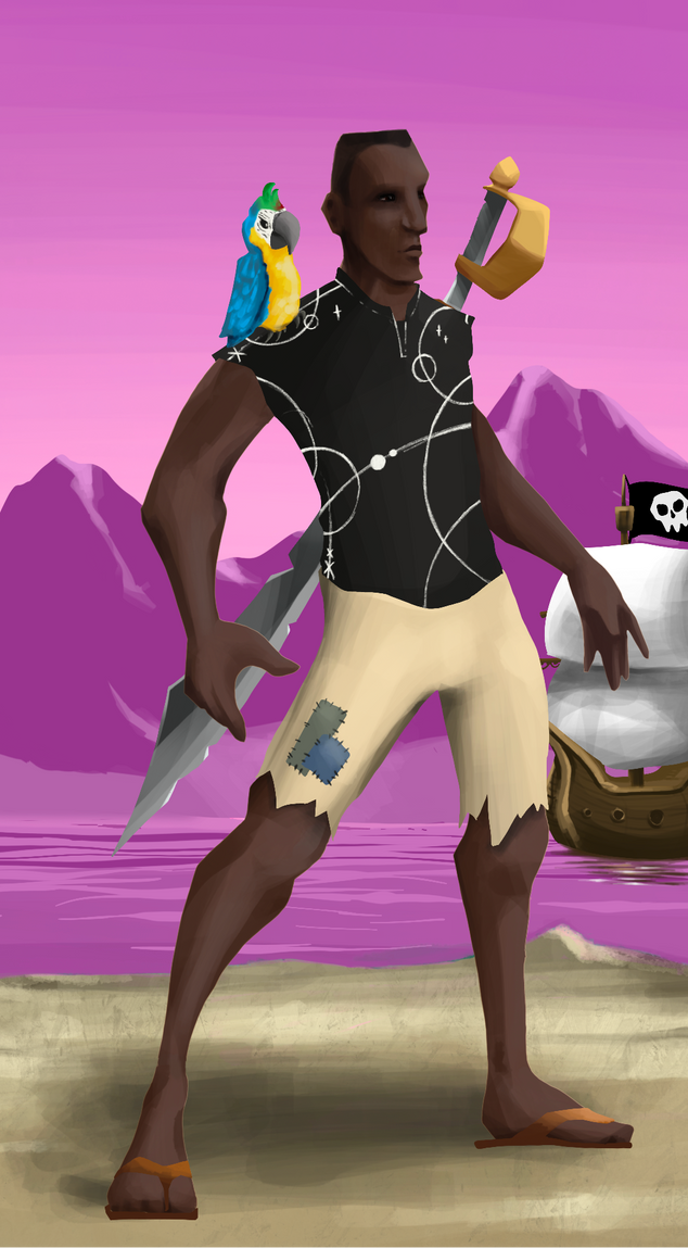 AlgoSeas Pirate #26299 NFT on Algorand