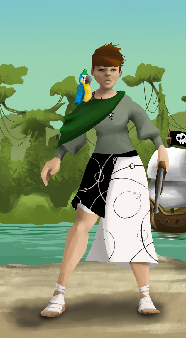 AlgoSeas Pirate #26303 NFT on Algorand