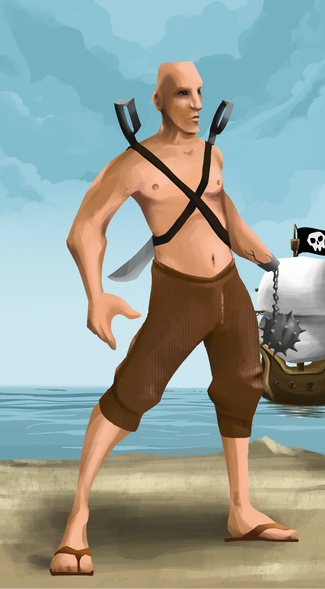 AlgoSeas Pirate #26305 NFT on Algorand