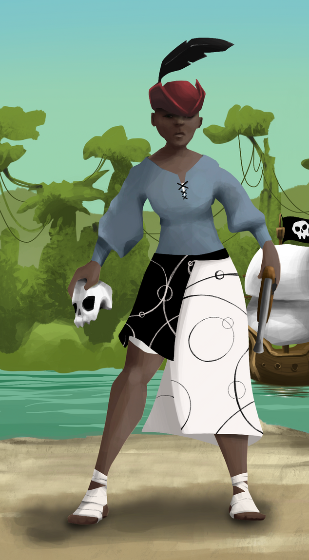 AlgoSeas Pirate #26343 NFT on Algorand