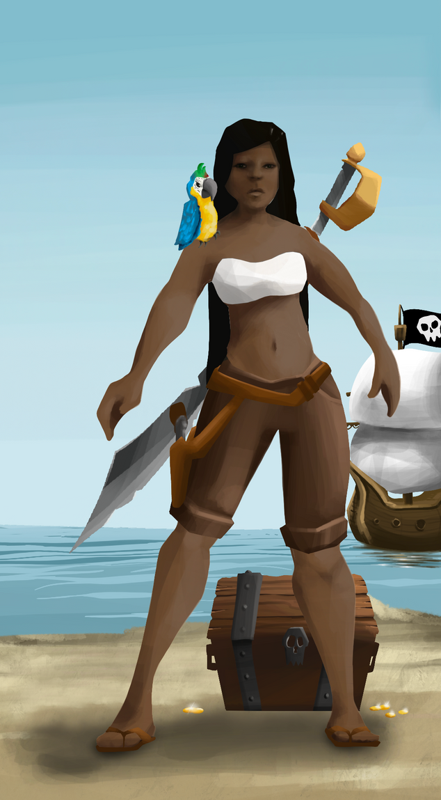 AlgoSeas Pirate #26394 NFT on Algorand