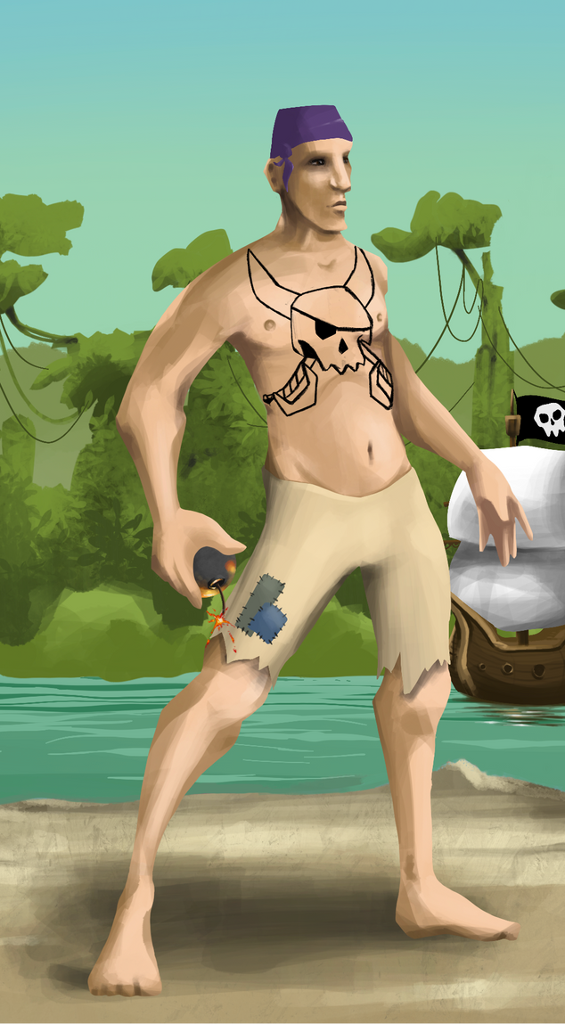 AlgoSeas Pirate #26446 NFT on Algorand