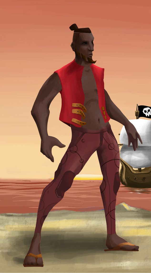 AlgoSeas Pirate #26448 NFT on Algorand