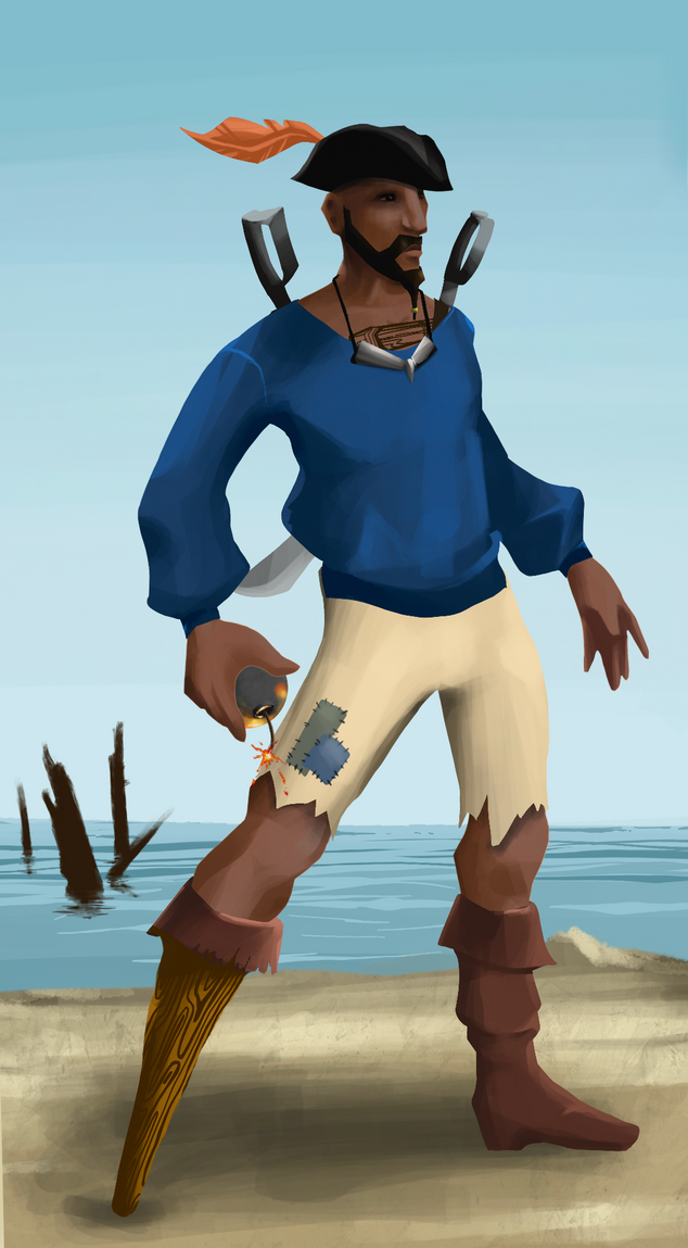 AlgoSeas Pirate #26454 NFT on Algorand