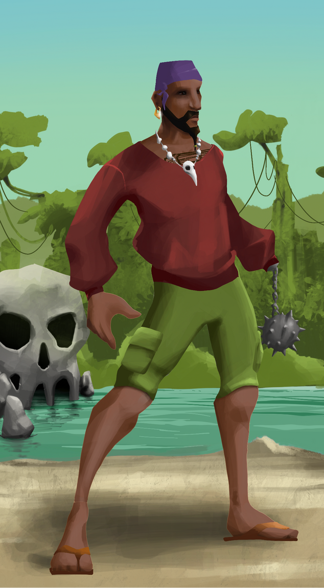 AlgoSeas Pirate #26455 NFT on Algorand