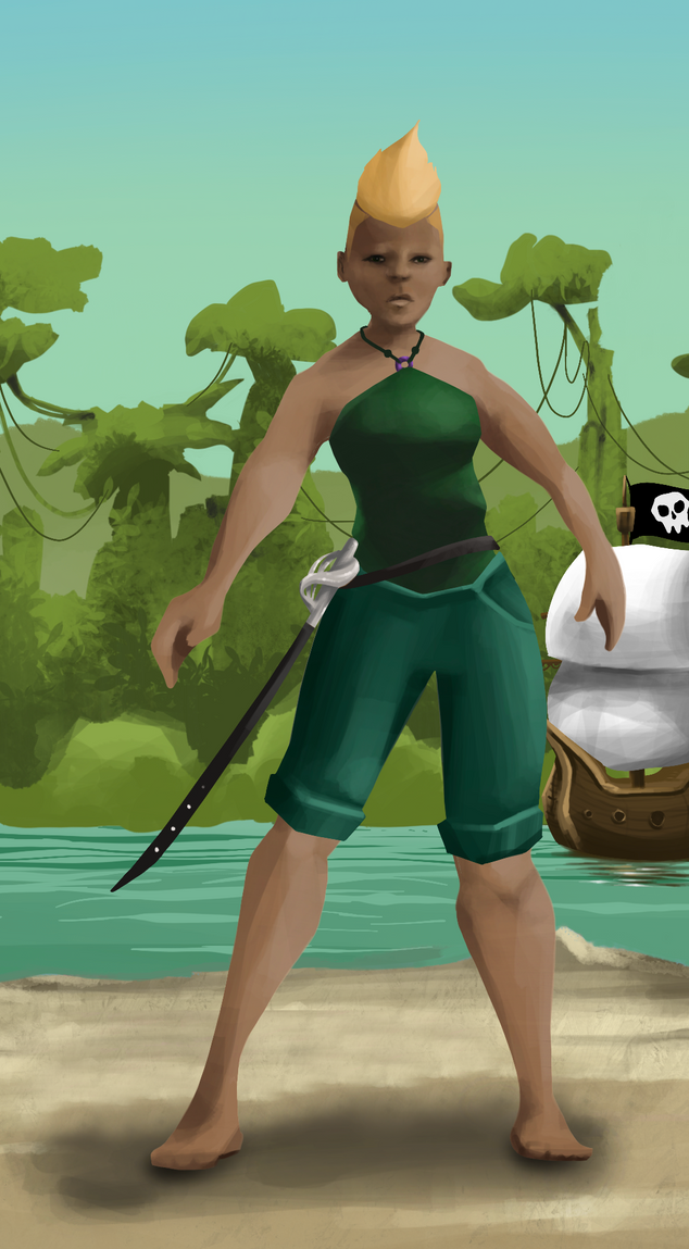 AlgoSeas Pirate #26463 NFT on Algorand