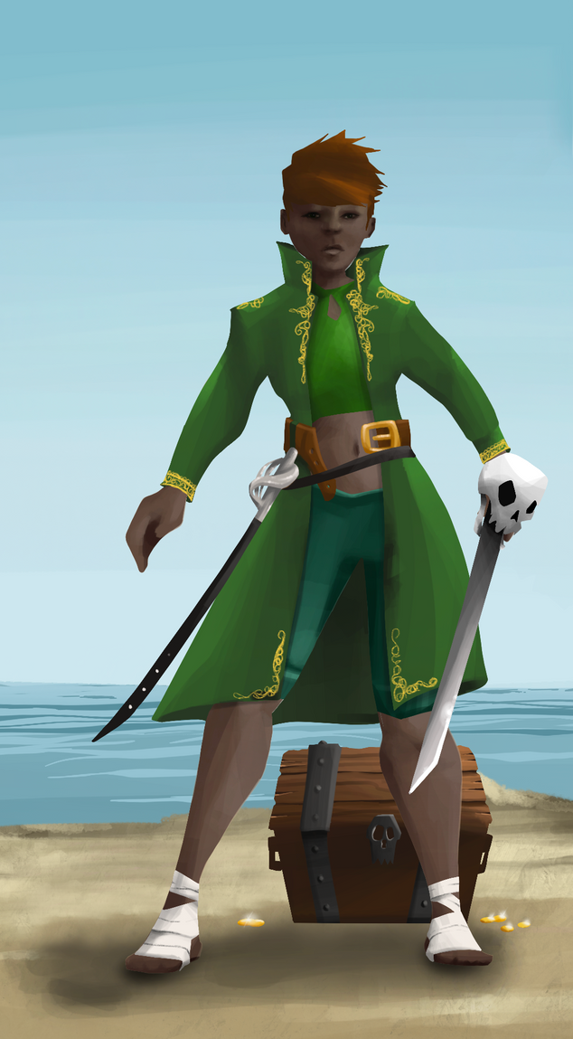 AlgoSeas Pirate #26464 NFT on Algorand