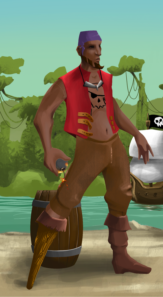 AlgoSeas Pirate #26471 NFT on Algorand