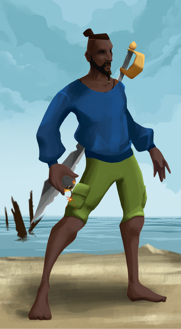 AlgoSeas Pirate #26498 NFT on Algorand