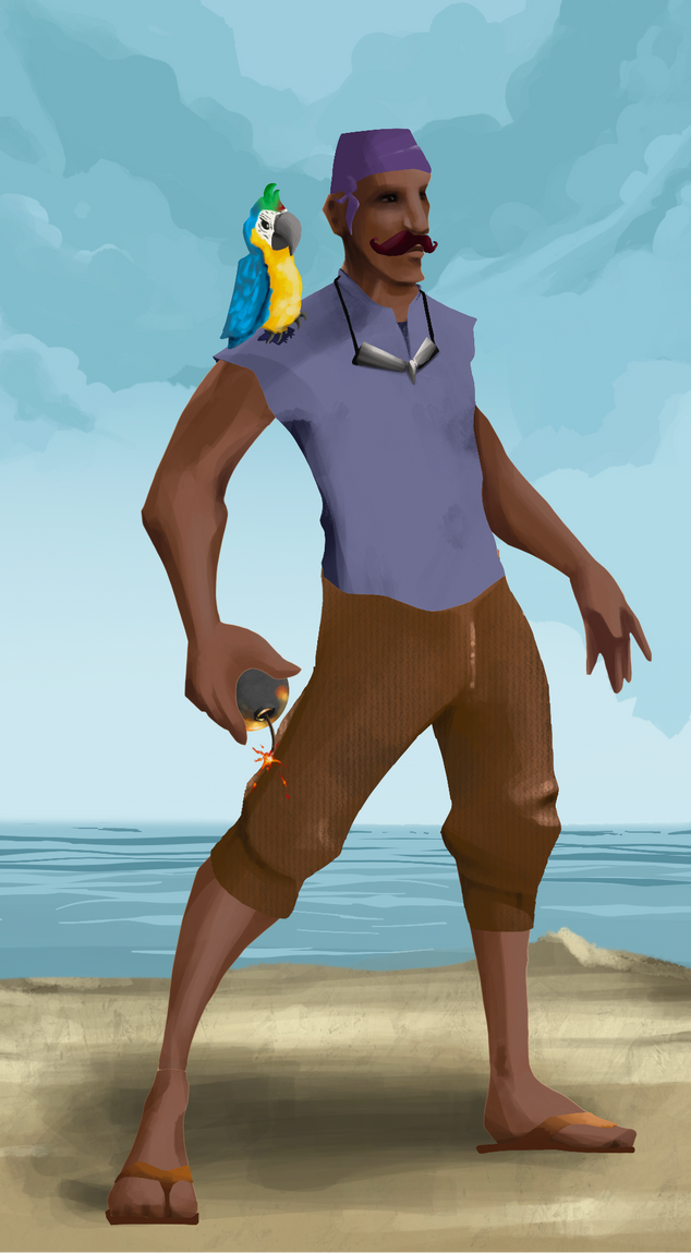 AlgoSeas Pirate #26558 NFT on Algorand