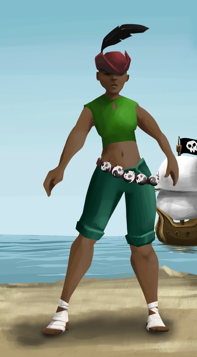 AlgoSeas Pirate #26571 NFT on Algorand