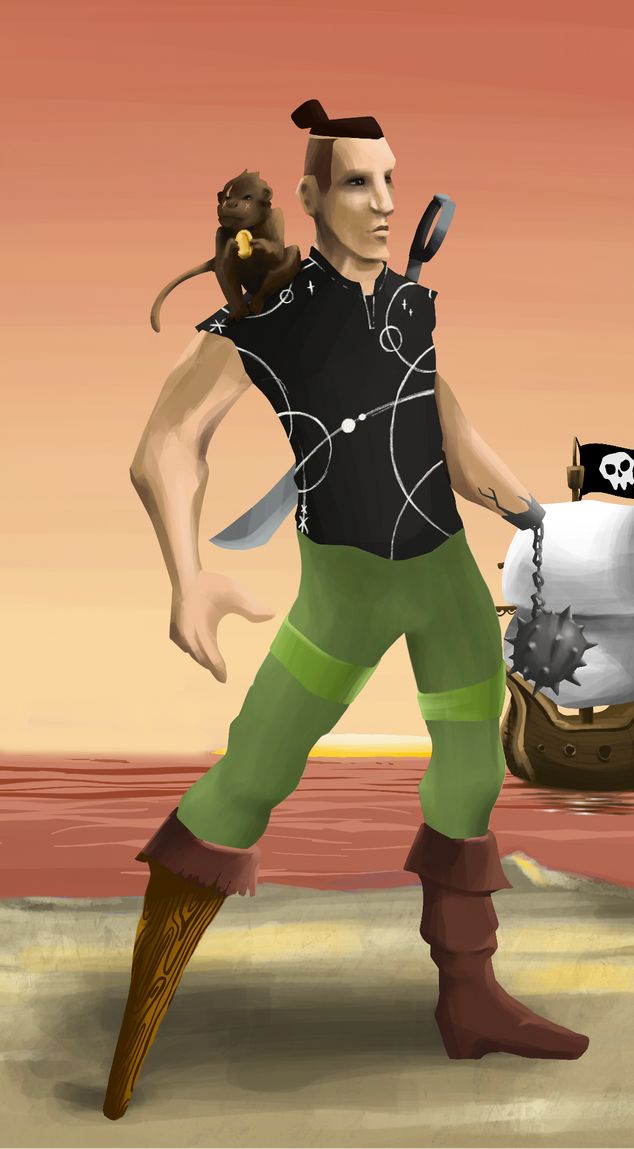 AlgoSeas Pirate #26704 NFT on Algorand