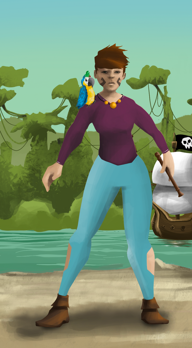 AlgoSeas Pirate #26722 NFT on Algorand