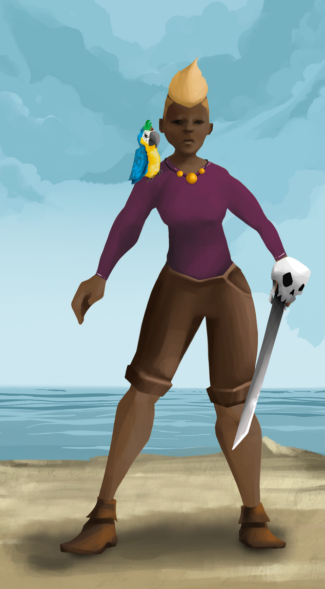 AlgoSeas Pirate #2696 NFT on Algorand