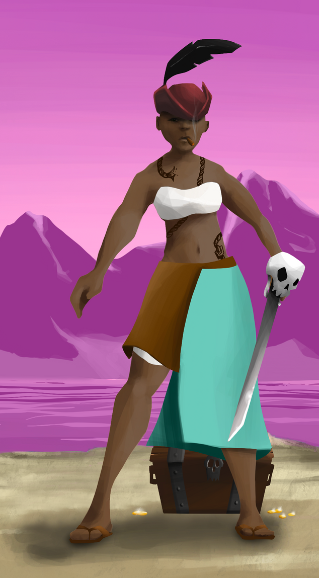 AlgoSeas Pirate #2698 NFT on Algorand