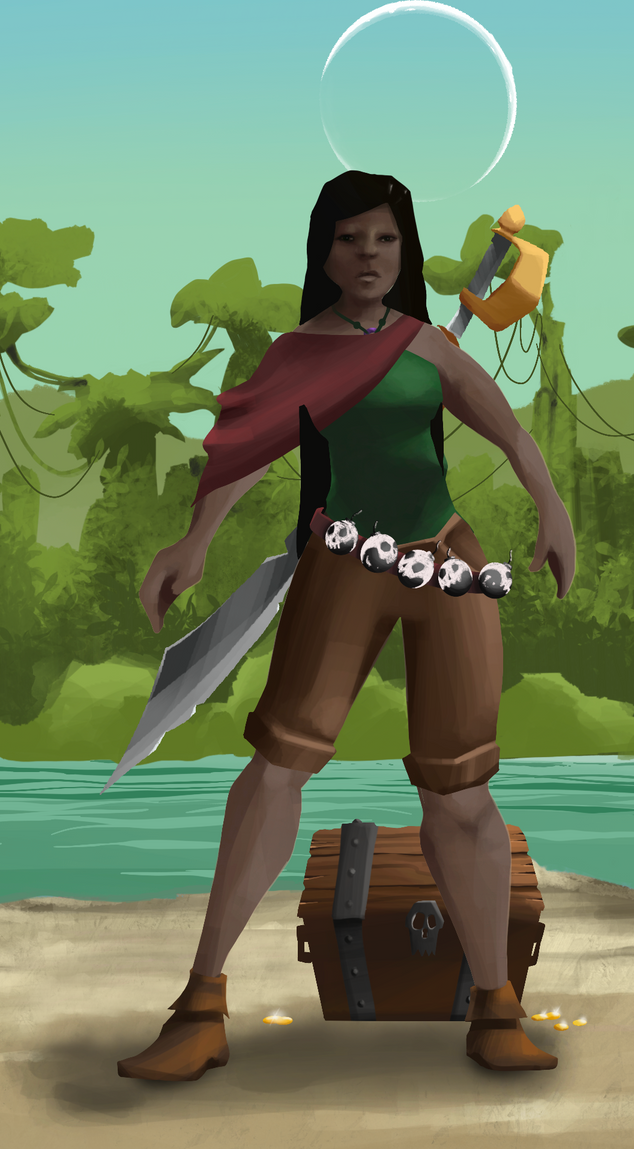 AlgoSeas Pirate #27017 NFT on Algorand