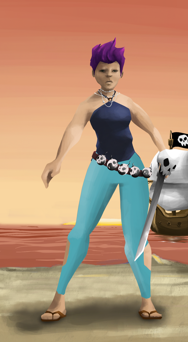 AlgoSeas Pirate #27020 NFT on Algorand