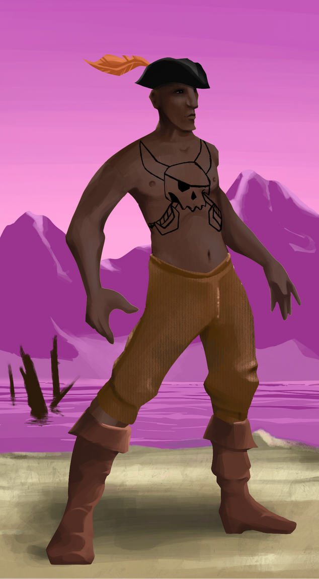 AlgoSeas Pirate #27032 NFT on Algorand