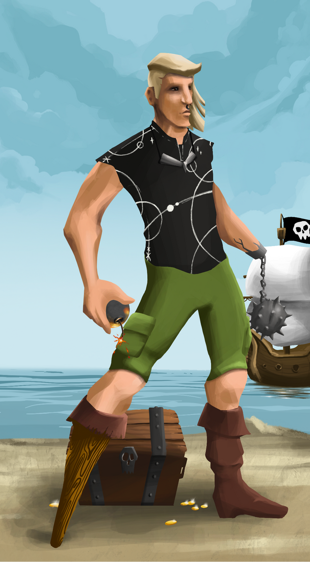 AlgoSeas Pirate #27116 NFT on Algorand