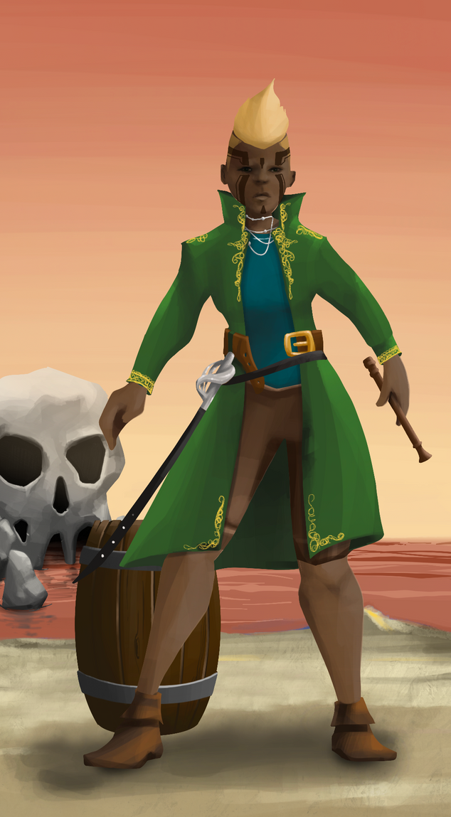 AlgoSeas Pirate #27134 NFT on Algorand