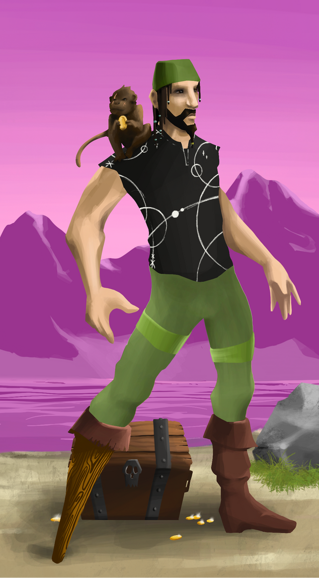 AlgoSeas Pirate #27137 NFT on Algorand