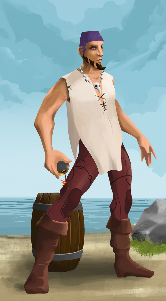 AlgoSeas Pirate #27143 NFT on Algorand