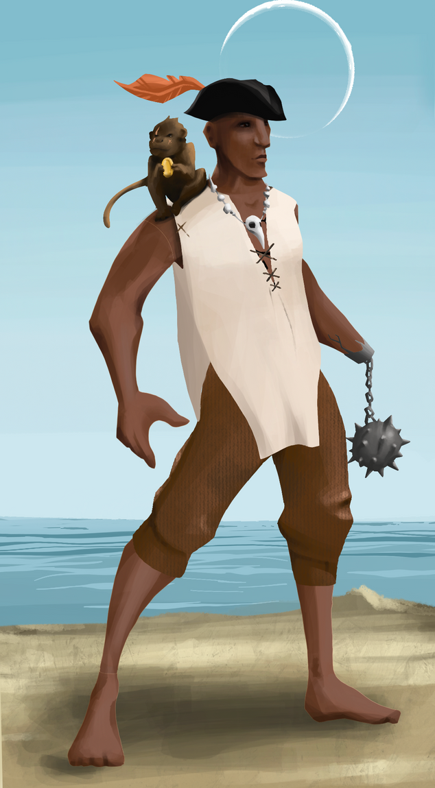 AlgoSeas Pirate #27186 NFT on Algorand