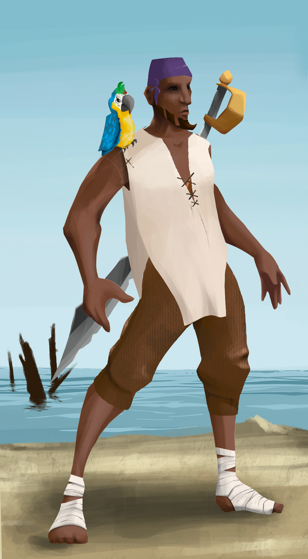 AlgoSeas Pirate #27206 NFT on Algorand