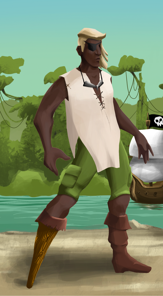 AlgoSeas Pirate #27263 NFT on Algorand