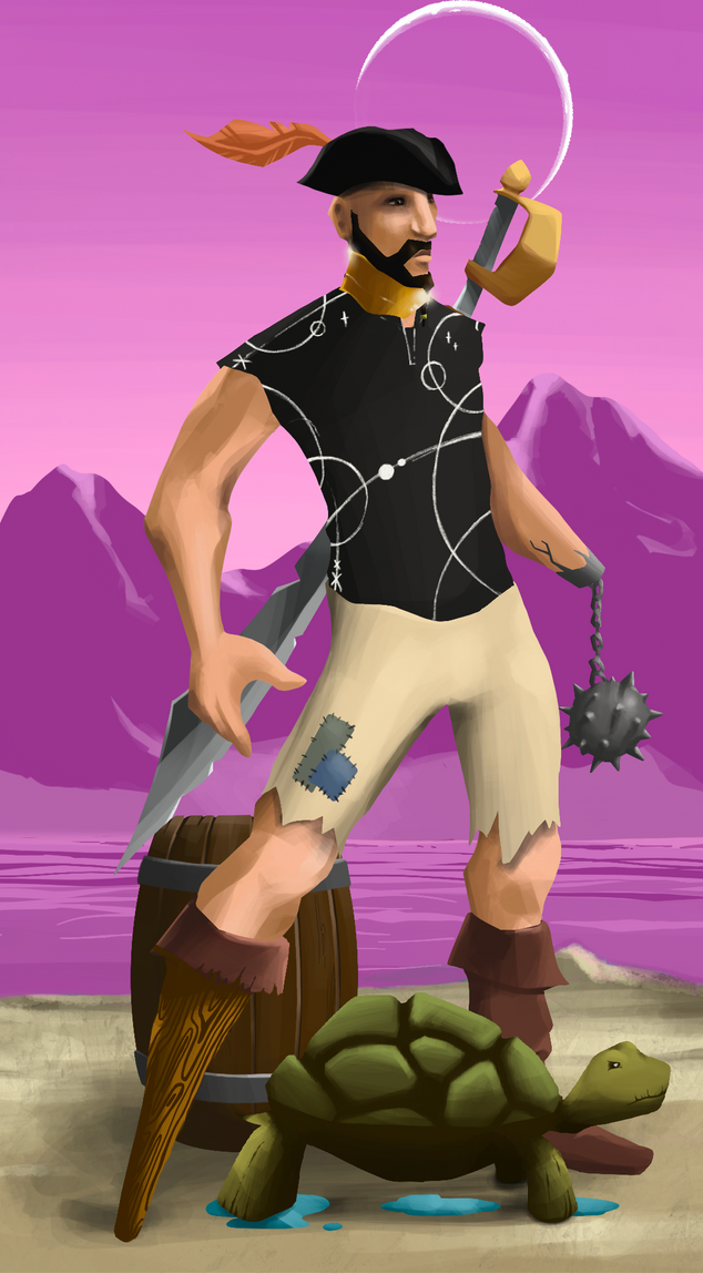 AlgoSeas Pirate #2732 NFT on Algorand