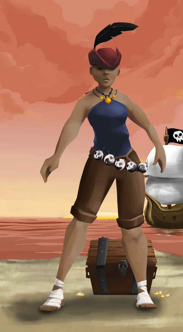 AlgoSeas Pirate #27372 NFT on Algorand