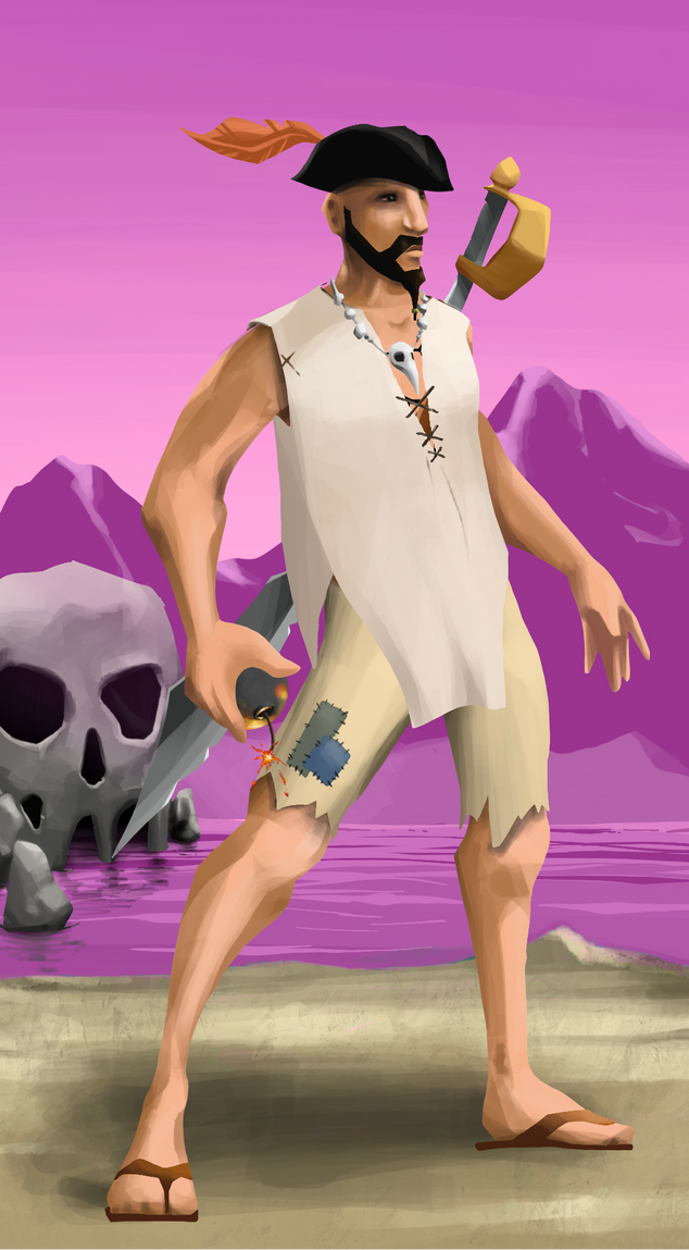 AlgoSeas Pirate #27379 NFT on Algorand