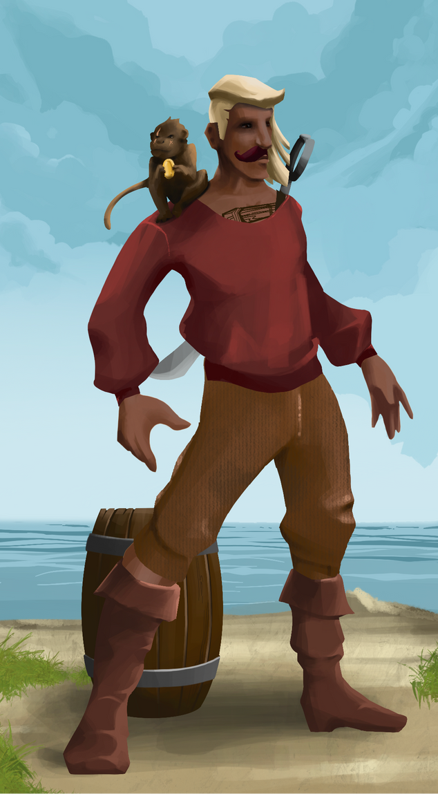 AlgoSeas Pirate #27391 NFT on Algorand