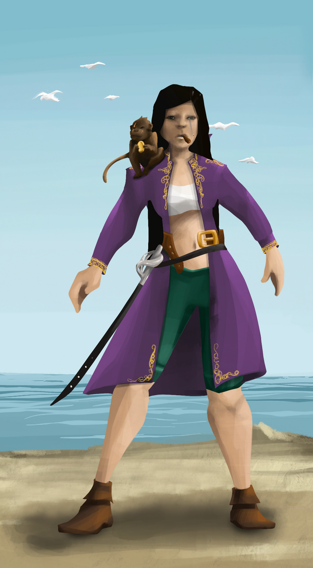 AlgoSeas Pirate #27414 NFT on Algorand