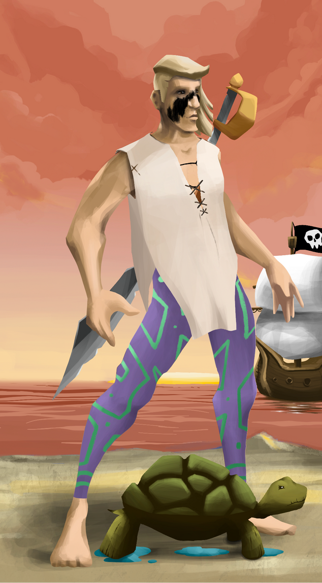 AlgoSeas Pirate #27416 NFT on Algorand