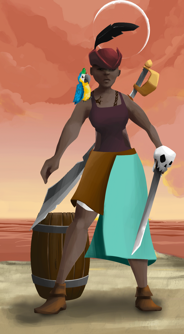 AlgoSeas Pirate #27417 NFT on Algorand