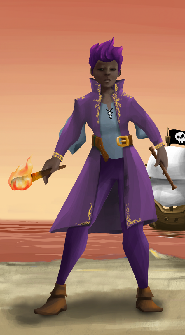 AlgoSeas Pirate #27558 NFT on Algorand