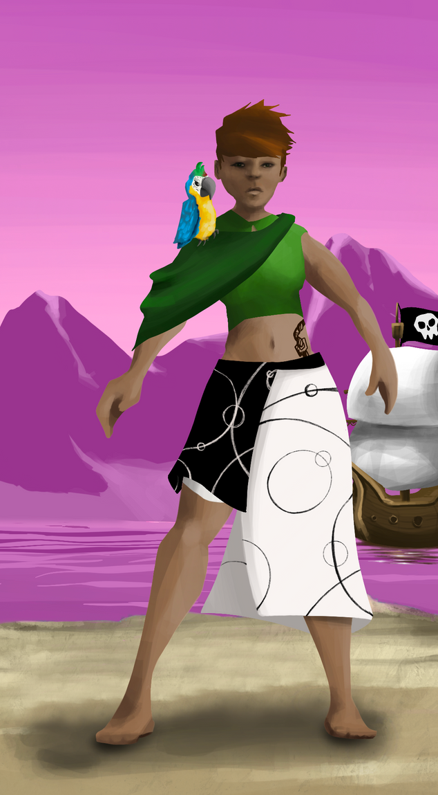 AlgoSeas Pirate #27564 NFT on Algorand