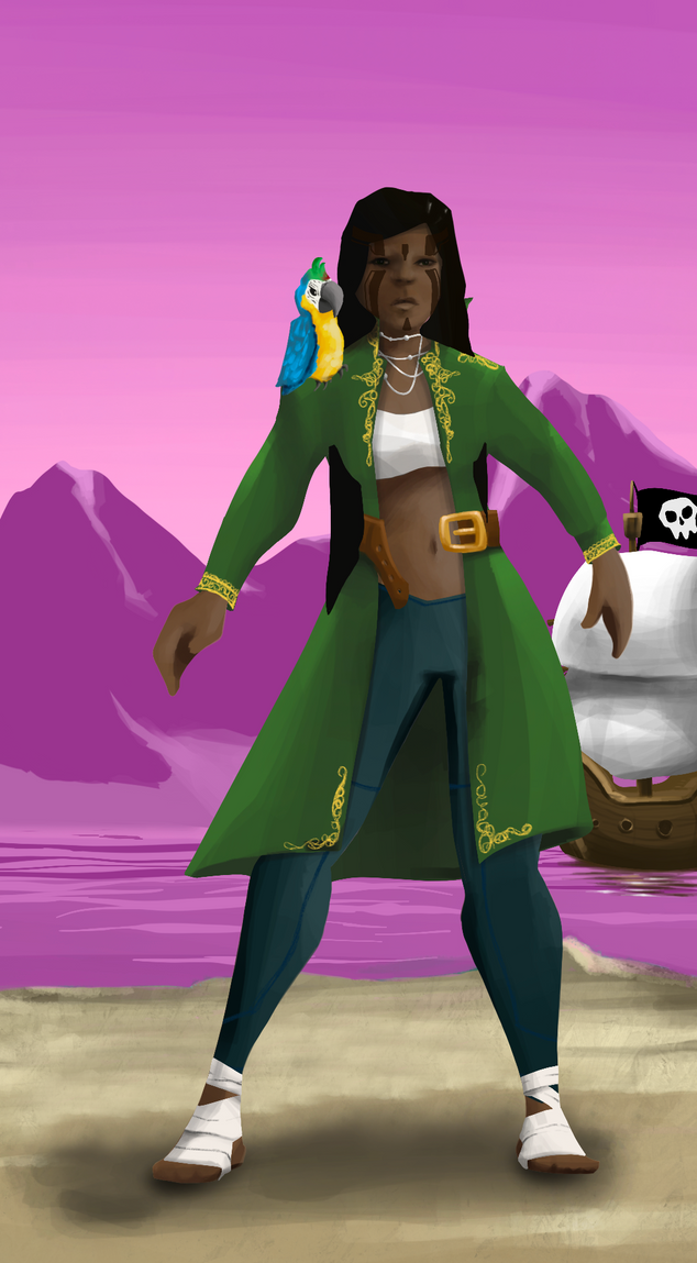 AlgoSeas Pirate #27580 NFT on Algorand