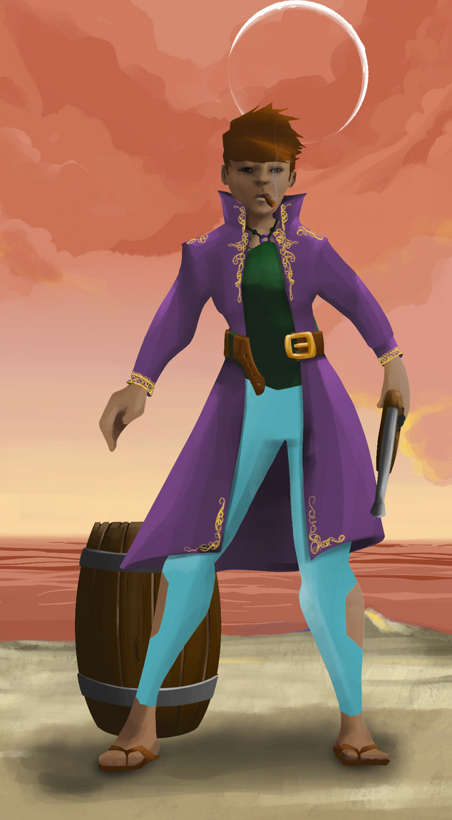 AlgoSeas Pirate #27664 NFT on Algorand