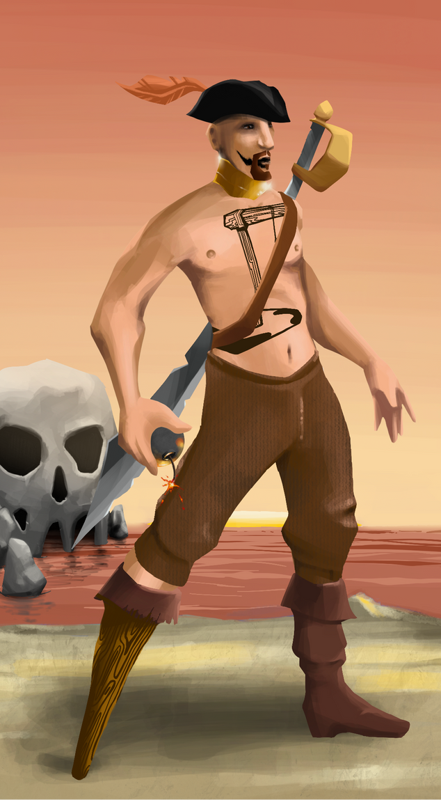 AlgoSeas Pirate #27696 NFT on Algorand