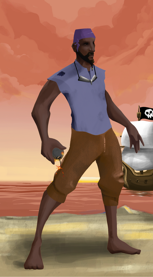 AlgoSeas Pirate #27868 NFT on Algorand