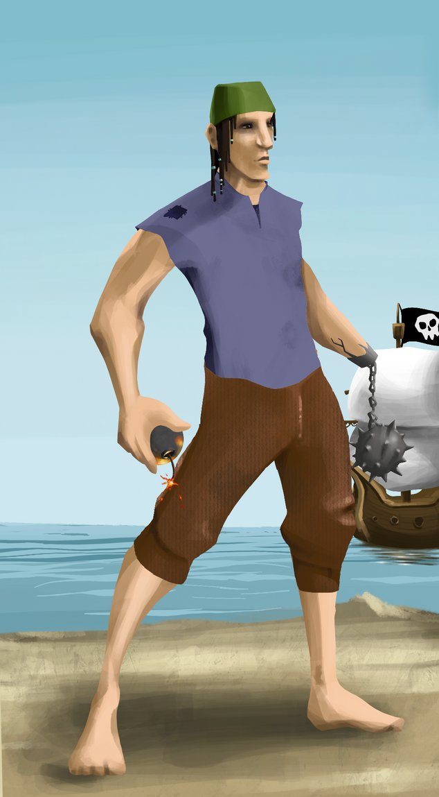 AlgoSeas Pirate #28032 NFT on Algorand