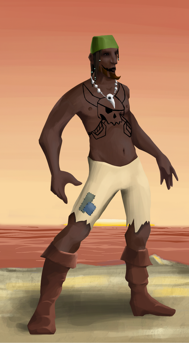 AlgoSeas Pirate #28061 NFT on Algorand