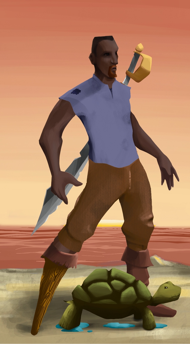 AlgoSeas Pirate #28077 NFT on Algorand