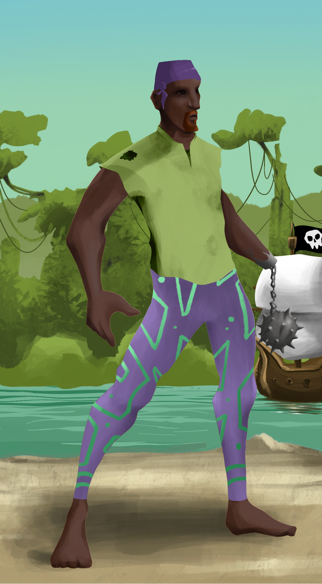 AlgoSeas Pirate #28081 NFT on Algorand