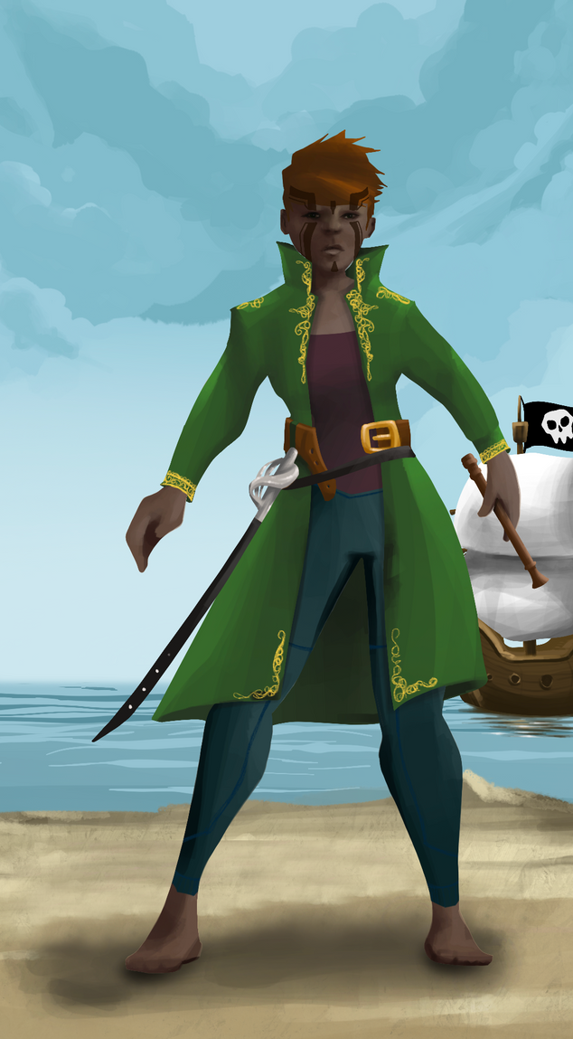 AlgoSeas Pirate #28085 NFT on Algorand