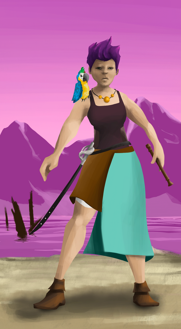 AlgoSeas Pirate #28086 NFT on Algorand