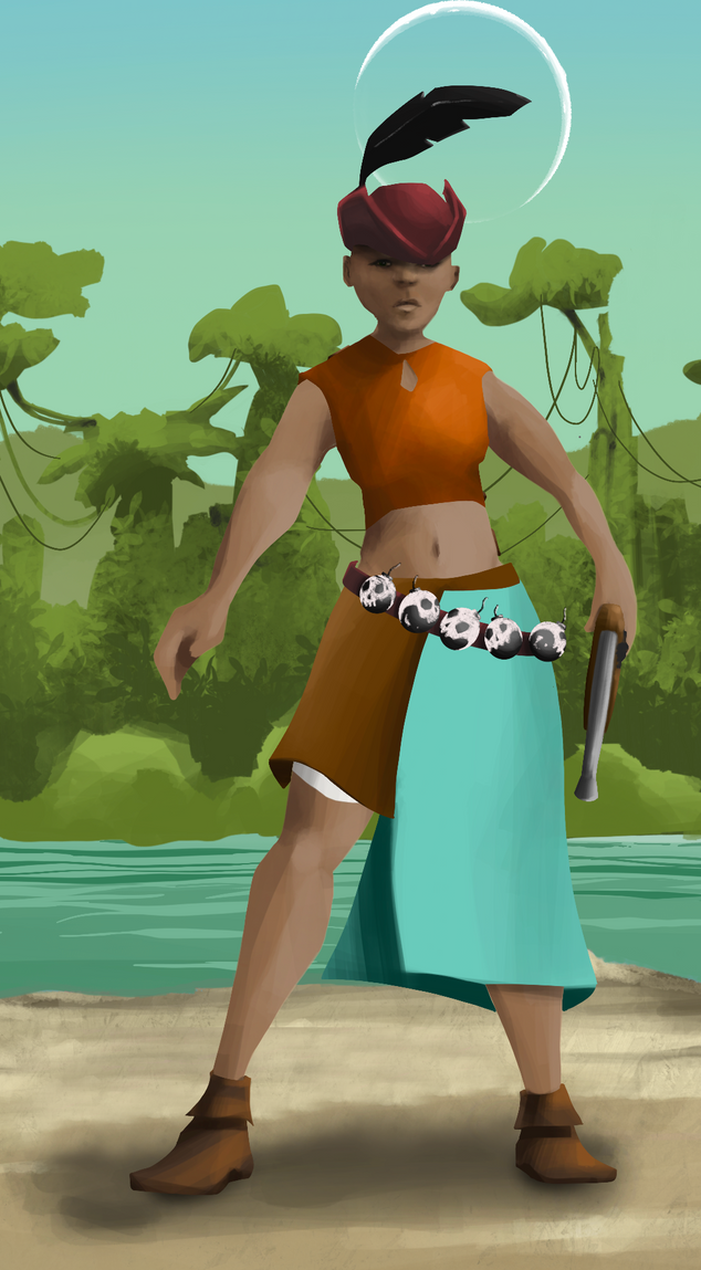 AlgoSeas Pirate #28096 NFT on Algorand